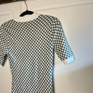 Abercrombie & Fitch Checkered Knit Sweater Mini Dress thumbnail 12