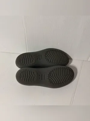 Crocs gray rubber slip on shoe women size 9 thumbnail 8