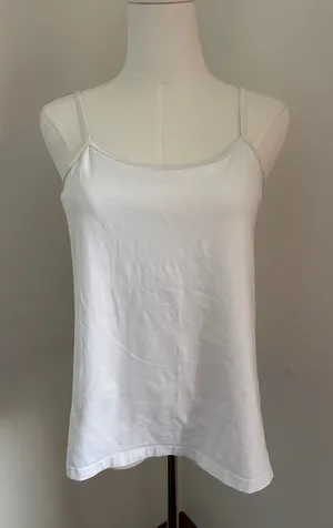 duo Maternity White Spaghetti thumbnail 1