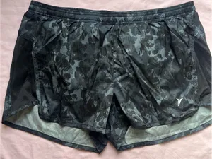 Old Navy Black Gray Camo Athletic Shorts thumbnail 1