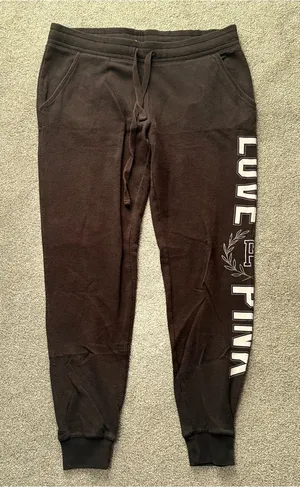 PINK Victoria's Secret Black Hoodie with Label thumbnail 1