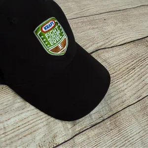 Kraft Fight Hunger Bowl black embroidered baseball hat thumbnail 4
