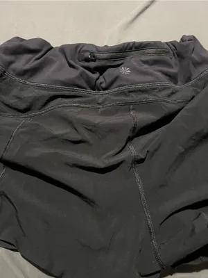 Athleta run with it black shorts thumbnail 7