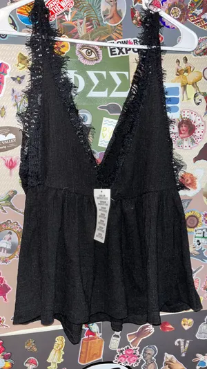 Urban Outfitters Low Cut Blouse thumbnail 4