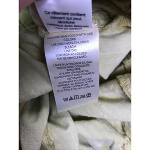 Free People Shorts Women Medium Yellow Linen Blend Tie Waist Utility Casual thumbnail 6