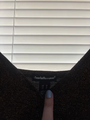 Charlotte Russe Mini Gold Dress Black thumbnail 3