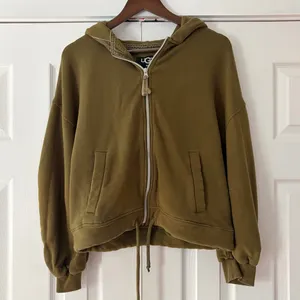 UGG Abbi Half Moon Sleeve‎ Zip-Up Hoodie Size Small EUC thumbnail 2