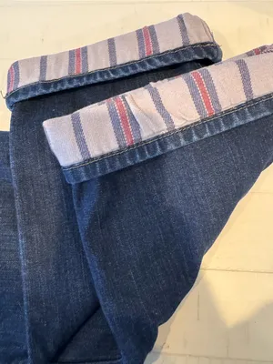 Carhartt Flannel Lined Straight Leg Jeans Size 8 thumbnail 8