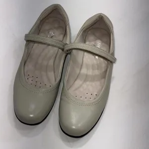 Walking Cradles Mary Jane Minimalist‎ Beige White Leather Cushioned Shoes 6.5N thumbnail 15