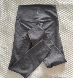 Lululemon Align 25 inch leggings mini heathered herringbone size 4 thumbnail 2