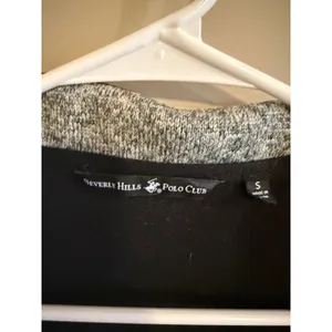 Beverly Hills Polo Club Women Fleece Zip‎ Up Jacket Gray Black Size S thumbnail 2