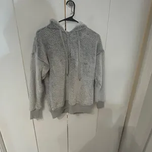 Aerie XS Gray Cozy Fleece Womens thumbnail 4