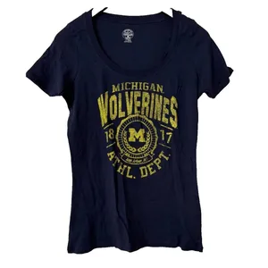 Rivalry Threads Michigan Wolverines Navy Blue Graphic T-Shirt Womens Large 11/13 thumbnail 2