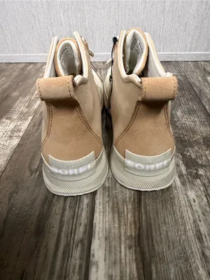Sorel Women's Tan and White Waterproof Platform Ankle Boot Size 10.5 thumbnail 11
