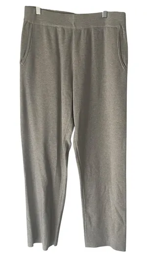 Cyrus Women's Size Medium Grey Soft Knit Loungewear Minimalist‎ Pull On Pants thumbnail 1
