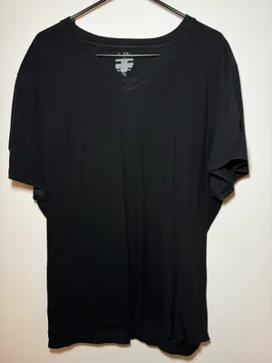 Lot of 3 Goodfellow & Co Men's Black V-Neck T-Shirts Short Sleeve Size XXL thumbnail 4