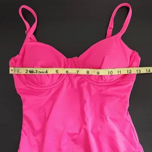 Andie Hot Pink One-Piece Swimsuit NWT Small Pink One Piece Swimwear thumbnail 7