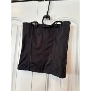 Maidenform‎ Black And Tan Lace Corset Size Small thumbnail 2