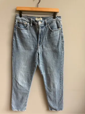 MADEWELL The Perfect Vintage Straight Leg Jeans Size 29 Medium Blue Wash Ankle thumbnail 3