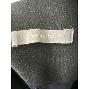 Maurices Womens Navy Blue Textured Pull On Stretch Dress Pants Size 18 REG thumbnail 6