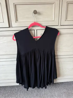 Free People Black Sleeveless Top thumbnail 2