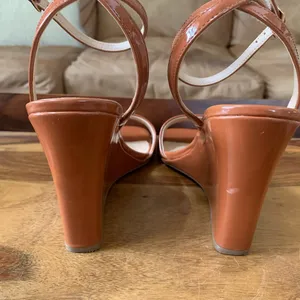 Versona Brown Wedge Heels thumbnail 4