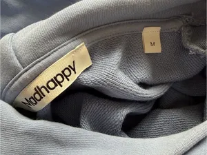 Madhappy Pastel Arch Logo Frost Blue Hoodie Size Medium Unisex Oversized thumbnail 14