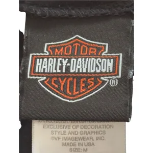 Harley Davidson Womens Black Denton County Texas Ride To Live Wings T-Shirt Size thumbnail 4