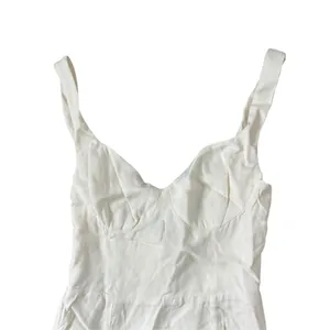 Reformation Lecce Dress Ivory thumbnail 5