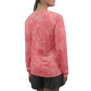 Reel Life Womens T-Shirt Size S Coral Long Sleeve UV Fishing Active Relaxed Fit thumbnail 2