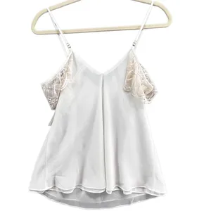 Flora Nikrooz UO Cami Top‎ XS Cream Lace Semi Sheer Coquette Feminine Fairy NEW thumbnail 4