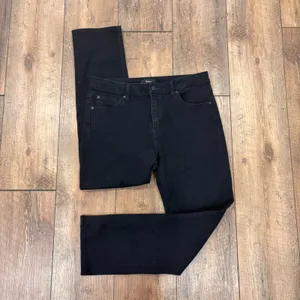 Quince High Rise Black Straight Leg Jeans Women's Size 28 Stretch Minimalist thumbnail 3