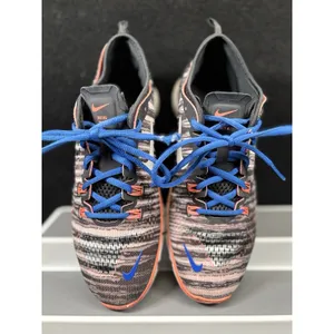 Nike Free‎ Run 5.0 Black/Blue Fabric Lace Up Running Shoe Women's thumbnail 3