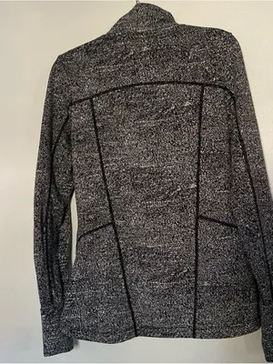 Mondetta Black & Gray Marled Quarter-Zip Pullover thumbnail 5