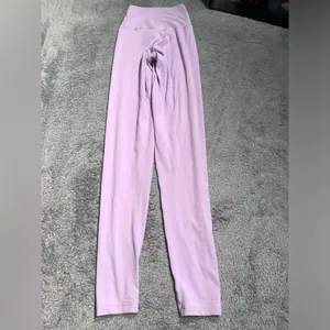 Aerie offline real me 7/8 leggings hi-rise XXS purple thumbnail 5