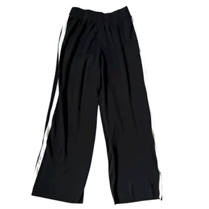 Petal and Pup Black Track Pants White Stripe Wide Leg Size Large Gorpcore Grunge thumbnail 2