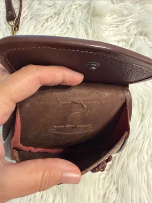 Nicoll Bros Bankfoot. Women's Brown Tassel Crossbody Bag 100% real leather thumbnail 9