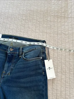 NWT 7 for all mankind Dojo Y2K flare leg trouser jeans 30” thumbnail 3