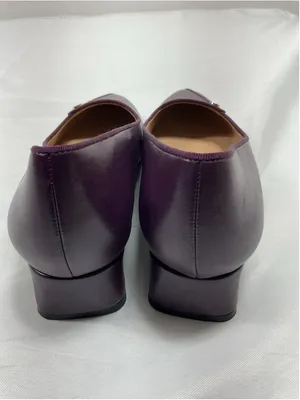 Womans New Naturalizer Georgia Slip On Pumps 8 M Plum Pointed Toe Block Heel thumbnail 4