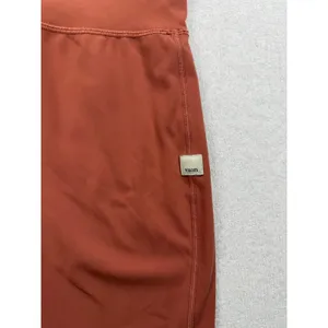 Vuori Daily Leggings Womens Large Orange High Rise Drawstring Yoga Pants thumbnail 3