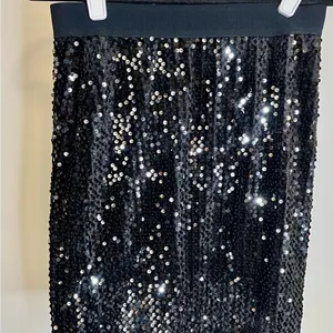 NWOT Sanctuary Ready for the Night Black Sequins Skirt Sz Small thumbnail 5