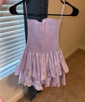 Vestique Purple Ruffle Mini Dress thumbnail 2