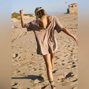 Free People Hot Shot Tee Romper M thumbnail 6
