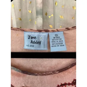 Jane Ashley 100% Cotton Beaded Wild Horses Of The Old West Rodeo Casual Top M thumbnail 4