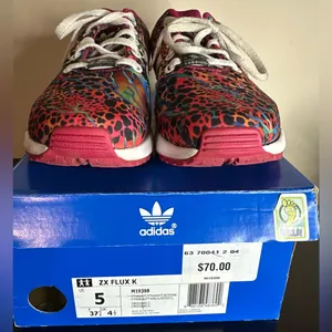 Adidas Torsion ZX Flux Multicolor Animal Print Sneakers thumbnail 6