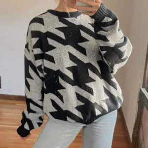 Vintage Adam Sloane Houndstooth Sweater Size XL thumbnail 2