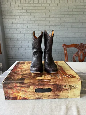 Old Gringo Villa 10” Cowgirl Boots Two Tone Leather L060-122 Rodeo Western Snip thumbnail 2