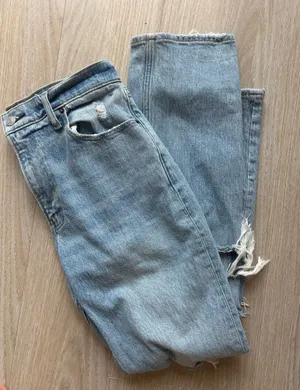 Abercrombie & Fitch 90s straight ultra high rise Straight Jeans thumbnail 1