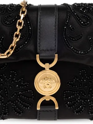 VERSACE Kleio Embroidered Satin Mini Chaij Bag thumbnail 4