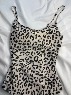 Aerie Leopard Print Full Coverage Tie-Back One Piece Swimsuit thumbnail 2